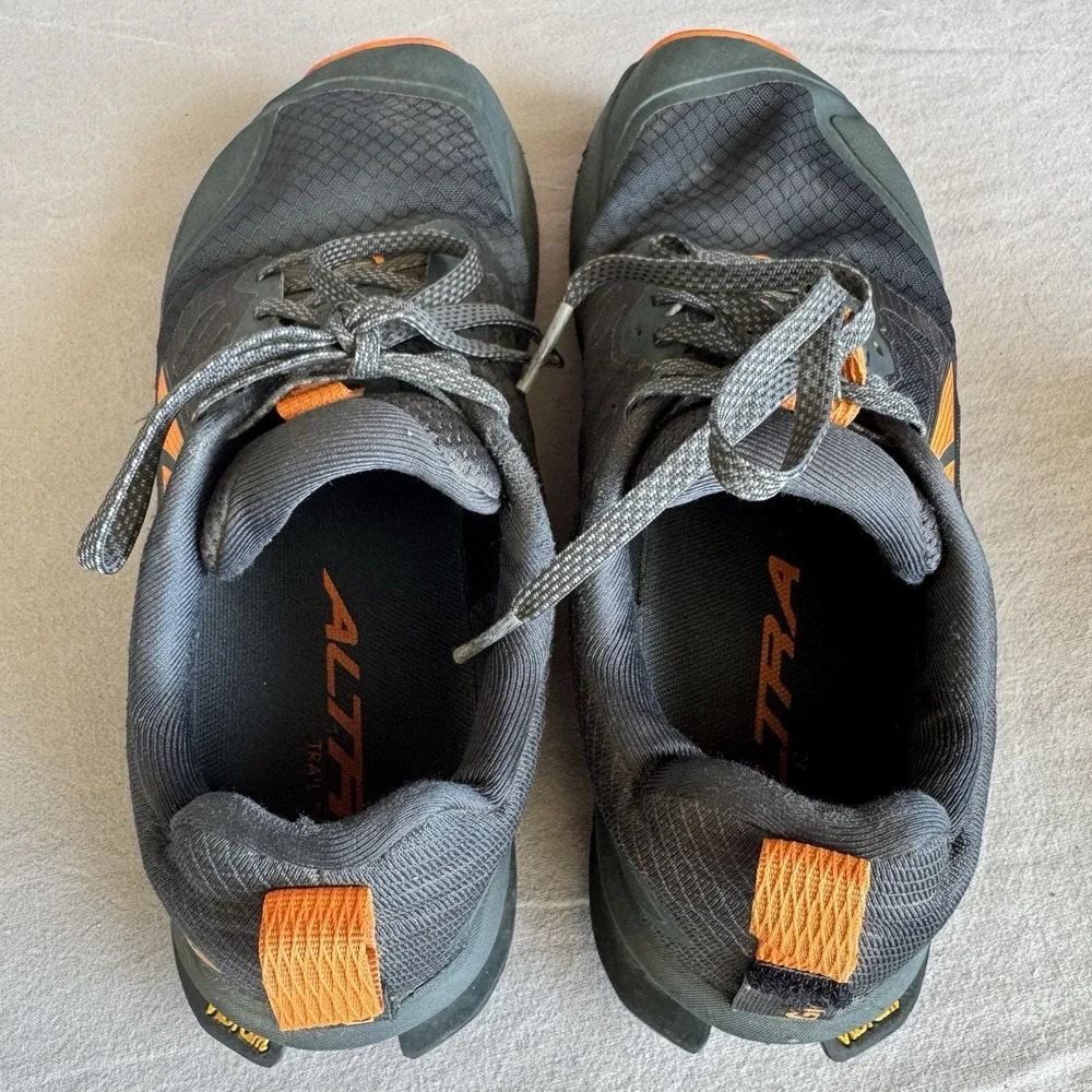 Size 8.5 - Altra Lone Peak 9 GTR BLACK AL0A85RG013 VIBRAM Mens Shoes